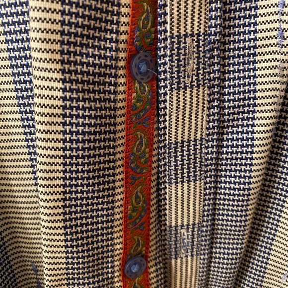 Robert Graham Dress Shirt, Men's Size 3XL/3TG - Blue Design - Picture 3 of 8
